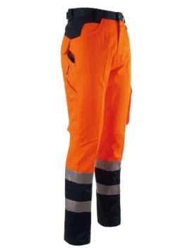 Reflective Work Trousers with Heavy-Duty Fabric