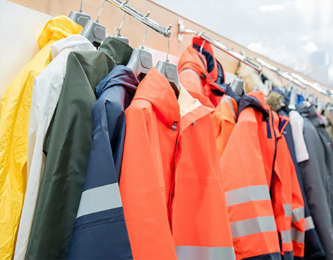 workwear with company logo